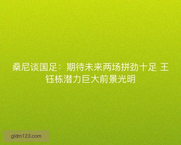 桑尼谈国足：期待未来两场拼劲十足 王钰栋潜力巨大前景光明